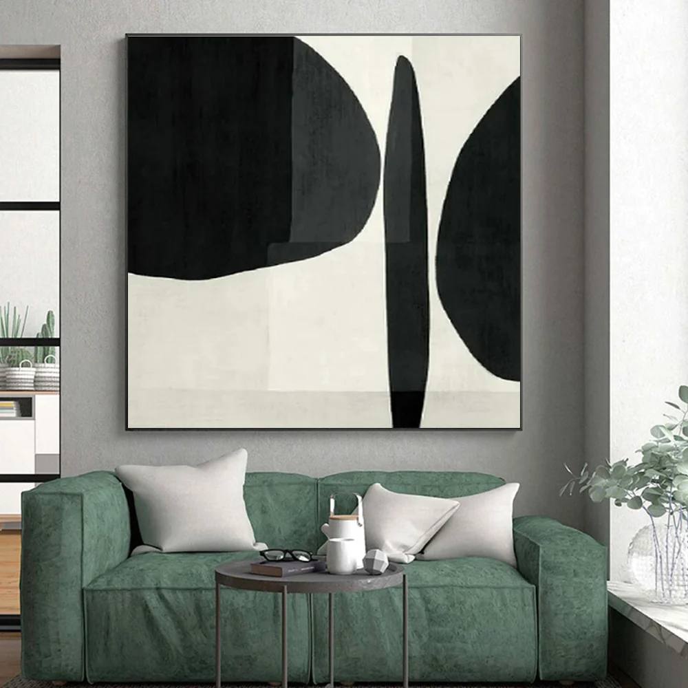 Black_Architecture_Abstract_Canvas_Artwork_6XQF4 wall art